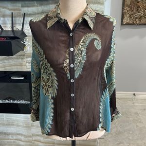 Alberto‎ Makali womens blouse size medium (97)